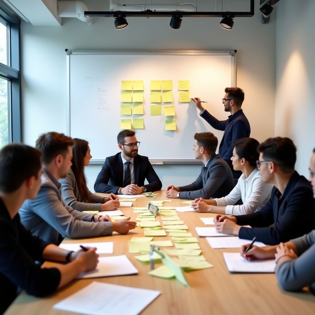 Workshop çalışmasından bir an