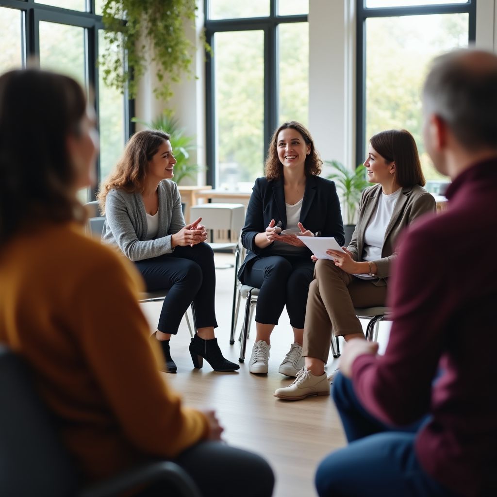 Koçluk eğitiminden bir görüntü